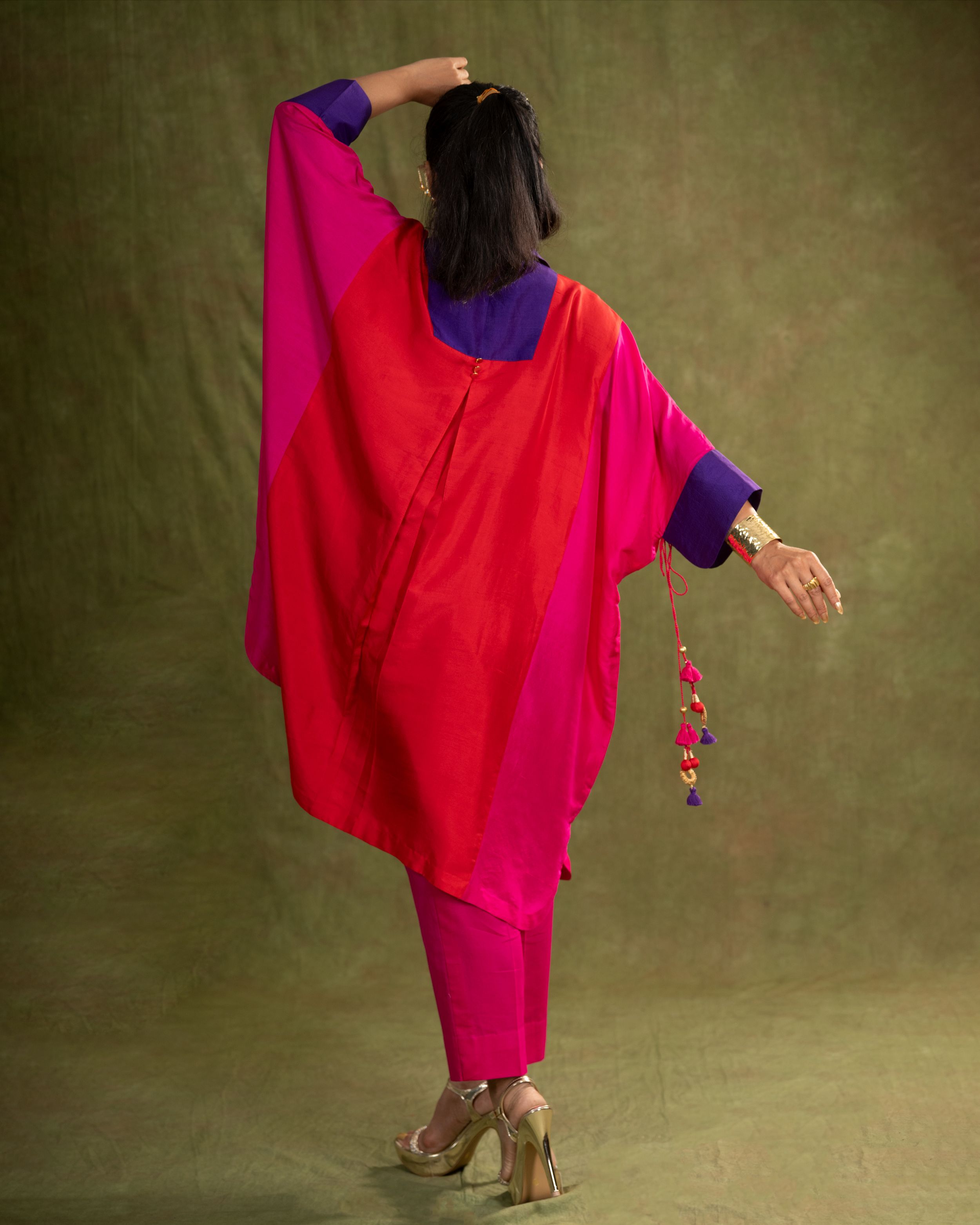 ORABELLA SET(CRIMSON/PINK)